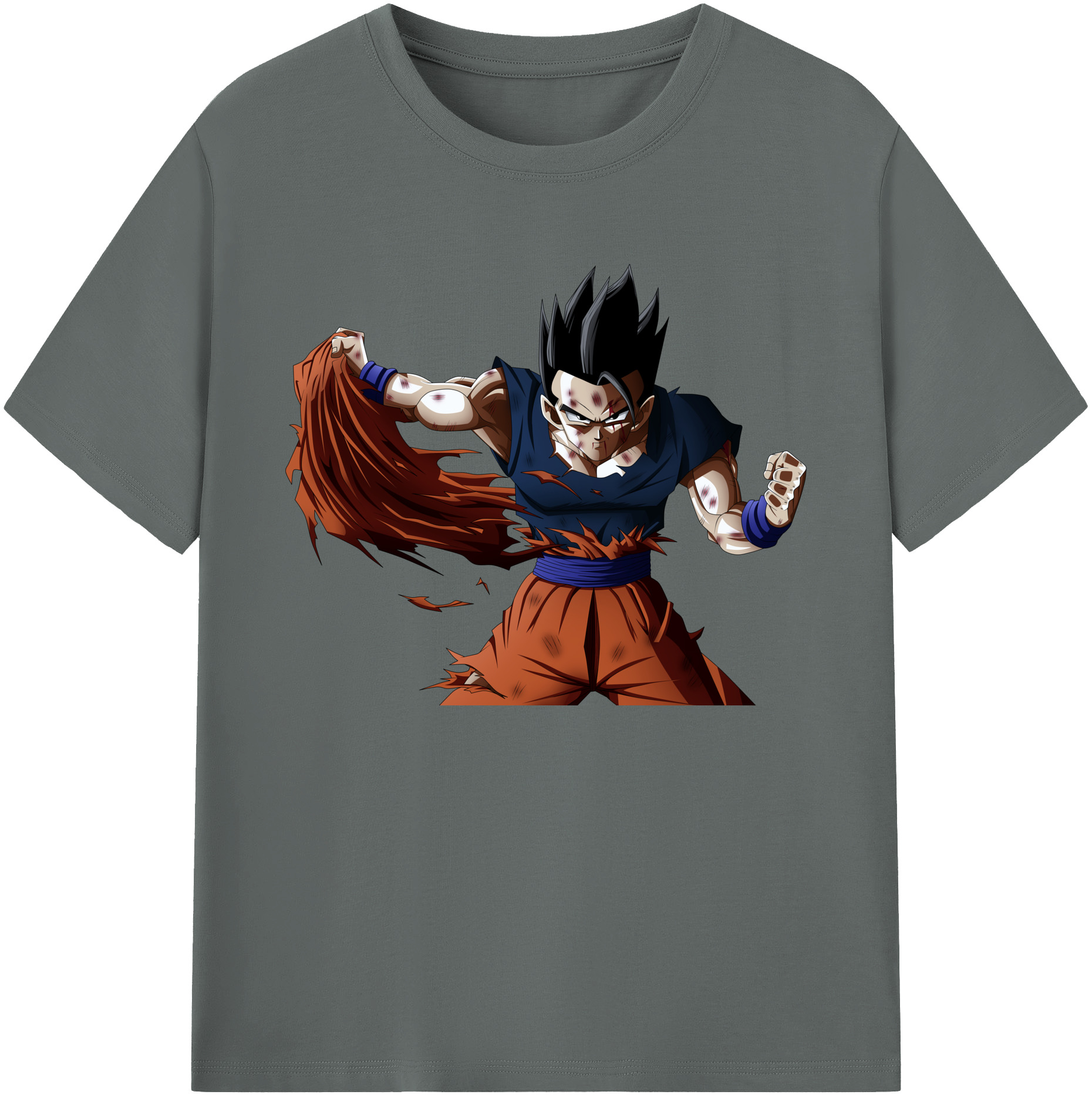 （画像用） ドラゴンボール ベジータ四世（Bejīta Yonsei）DRAGON BALL Vegeta IV 綿100％ メンズ半袖Tシャツ｜肌触りやわらか＆通気性